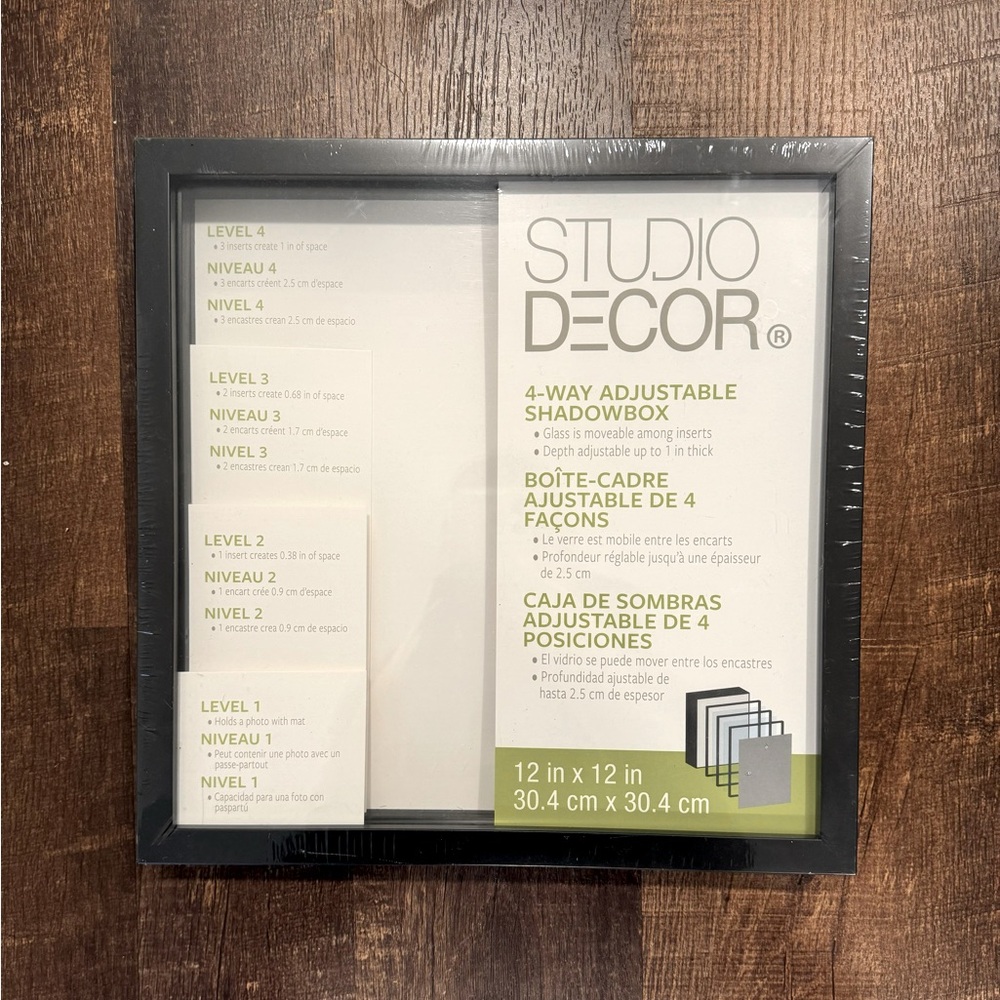 Studio decor shadowbox frame